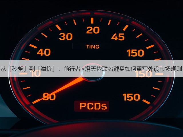 从「秒罄」到「溢价」：前行者×洛天依联名键盘如何重写外设市场规则(图1)