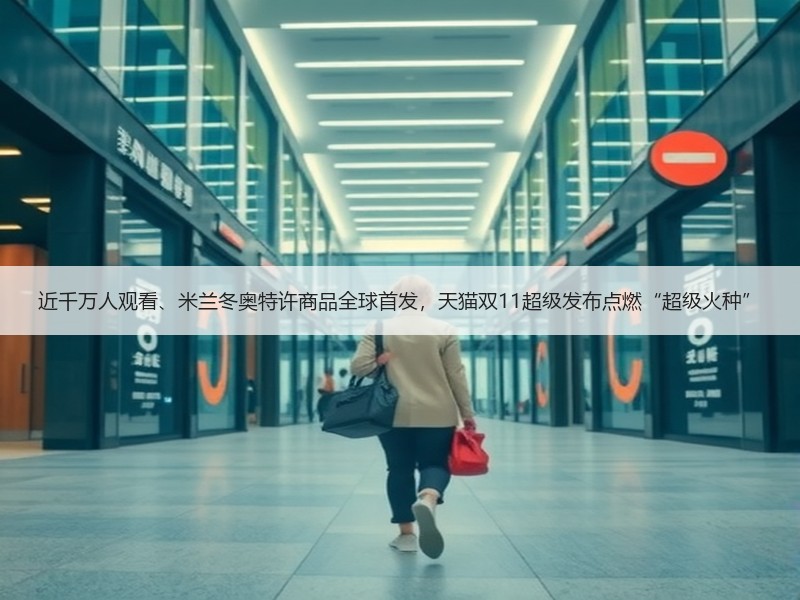 近千万人观看、米兰冬奥特许商品全球首发，天猫双11超级发布点