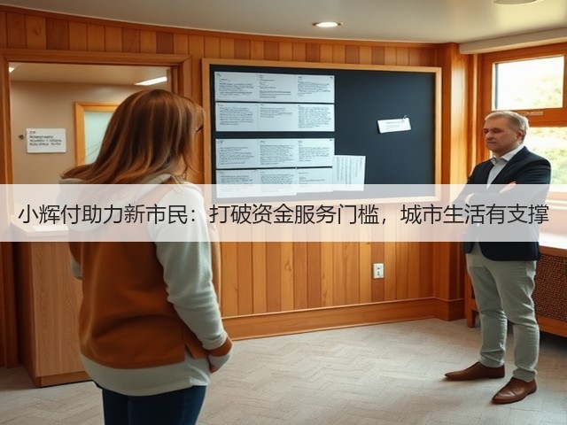 小辉付助力新市民:打破资金服务门槛,城市生活有支撑(图1) 小辉付助力新市民:打破资金服务门槛,城市生活有支撑(图1)