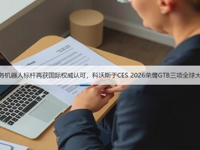 服务机器人标杆再获国际权威认可,科沃斯于CES 2026荣膺GTB三项全球大奖(图2) 服务机器人标杆再获国际权威认可,科沃斯于CES 2026荣膺GTB三项全球大奖(图2)