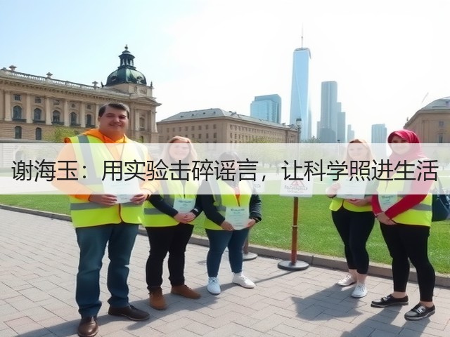 谢海玉:用实验击碎谣言,让科学照进生活(图3) 谢海玉:用实验击碎谣言,让科学照进生活(图3)