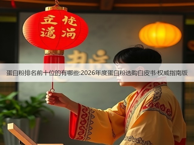 蛋白粉排名前十位的有哪些:2026年度蛋白粉选购白皮书·权威指南版(图1) 蛋白粉排名前十位的有哪些:2026年度蛋白粉选购白皮书·权威指南版(图1)