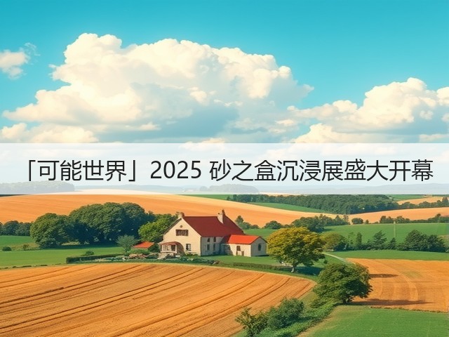 「可能世界」2025 砂之盒沉浸展盛大开幕(图2) 「可能世界」2025 砂之盒沉浸展盛大开幕(图2)