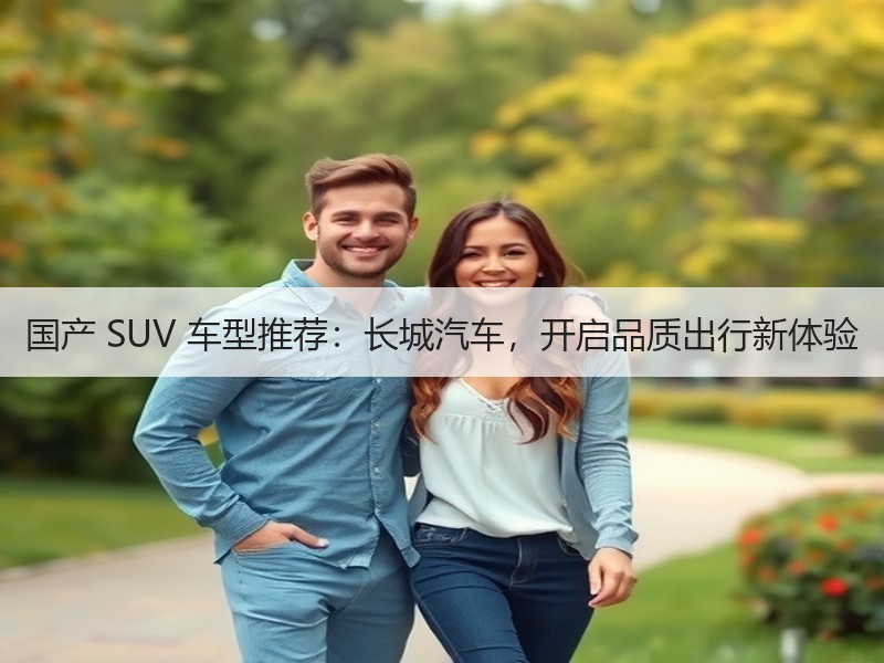 国产 SUV 车型推荐：长城汽车，开启品质出行新体验