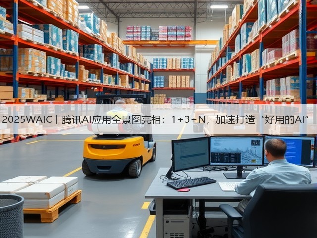 2025WAIC丨腾讯AI应用全景图亮相：1+3+N，加速打造“好用的AI”(图1)