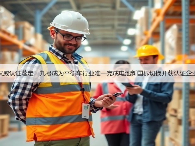 权威认证落定!九号成为平衡车行业唯一完成电池新国标切换并获认证企业(图1) 权威认证落定!九号成为平衡车行业唯一完成电池新国标切换并获认证企业(图1)