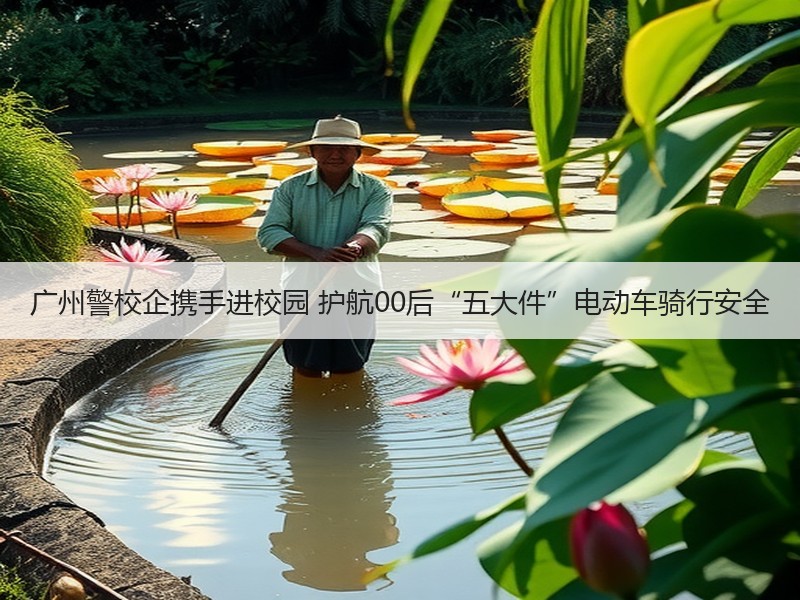 广州警校企携手进校园 护航00后“五大件”电动车骑行安全