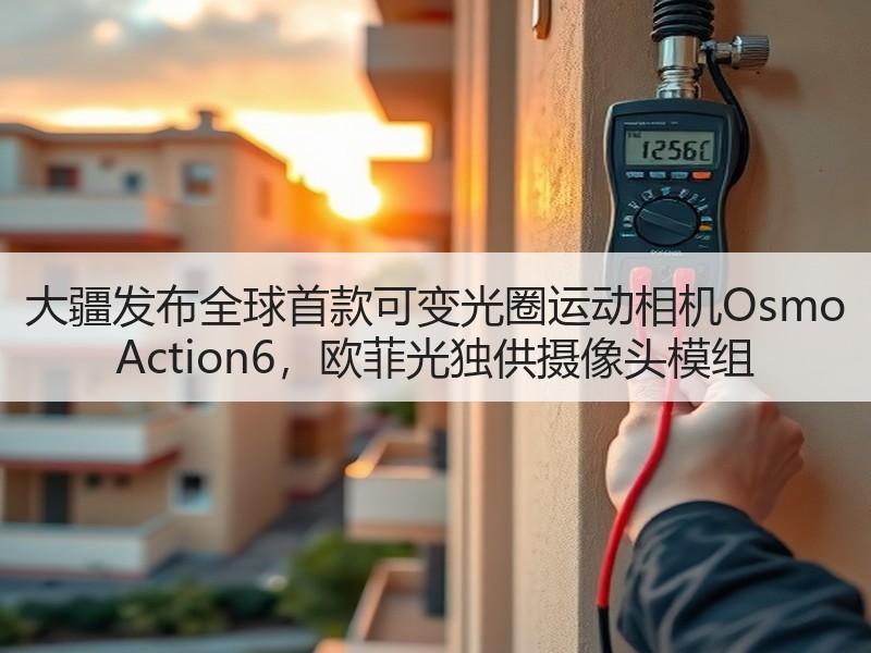 大疆发布全球首款可变光圈运动相机Osmo Action6，欧