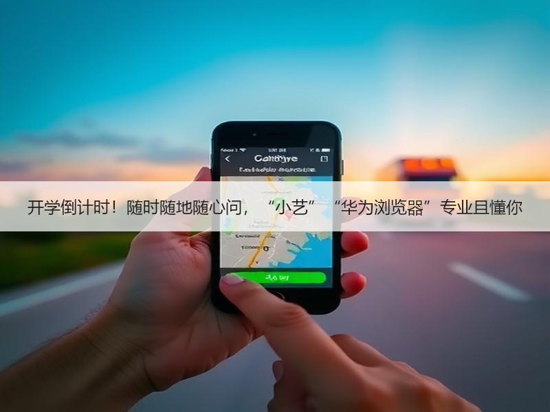 开学倒计时！随时随地随心问，“小艺”“华为浏览器”专业且懂你