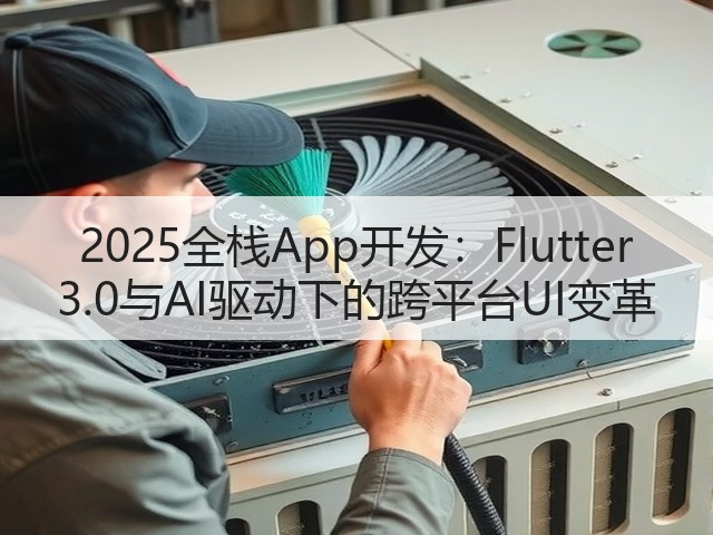 2025全栈App开发:Flutter 3.0与AI驱动下的跨平台UI变革(图3) 2025全栈App开发:Flutter 3.0与AI驱动下的跨平台UI变革(图3)