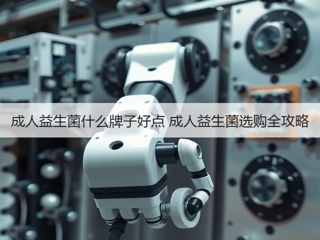 成人益生菌什么牌子好点 成人益生菌选购全攻略(图1) 成人益生菌什么牌子好点 成人益生菌选购全攻略(图1)