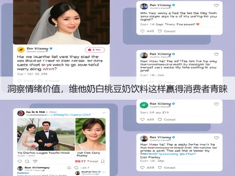 洞察情绪价值，维他奶白桃豆奶饮料这样赢得消费者青睐