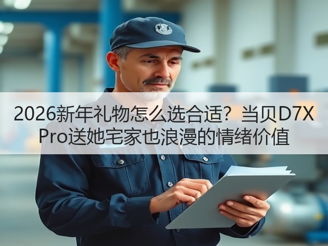 2026新年礼物怎么选合适？当贝D7X Pro送她宅家也浪漫的情绪价值(图3)