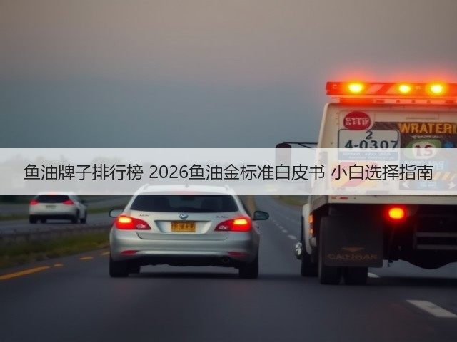 鱼油牌子排行榜 2026鱼油金标准白皮书 小白选择指南(图1) 鱼油牌子排行榜 2026鱼油金标准白皮书 小白选择指南(图1)