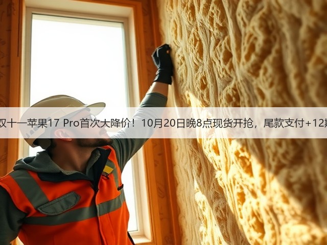 2025双十一苹果17 Pro首次大降价！10月20日晚8点现货开抢，尾款支付+12期免息(图1)