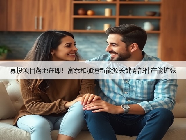 募投项目落地在即!富泰和加速新能源关键零部件产能扩张(图1) 募投项目落地在即!富泰和加速新能源关键零部件产能扩张(图1)