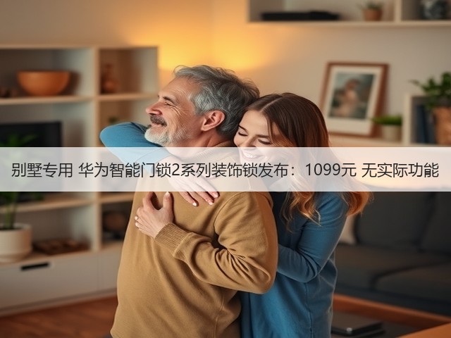别墅专用 华为智能门锁2系列装饰锁发布：1099元 无实际功能(图2)