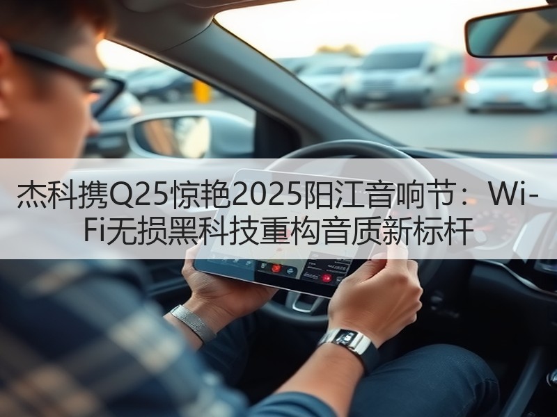 杰科携Q25惊艳2025阳江音响节：Wi-Fi无损黑科技重构