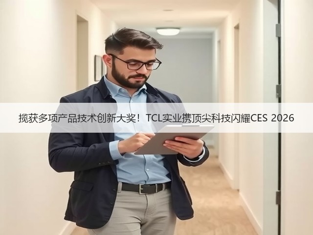 揽获多项产品技术创新大奖!TCL实业携顶尖科技闪耀CES 2026(图3) 揽获多项产品技术创新大奖!TCL实业携顶尖科技闪耀CES 2026(图3)