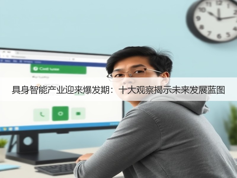 具身智能产业迎来爆发期：十大观察揭示未来发展蓝图