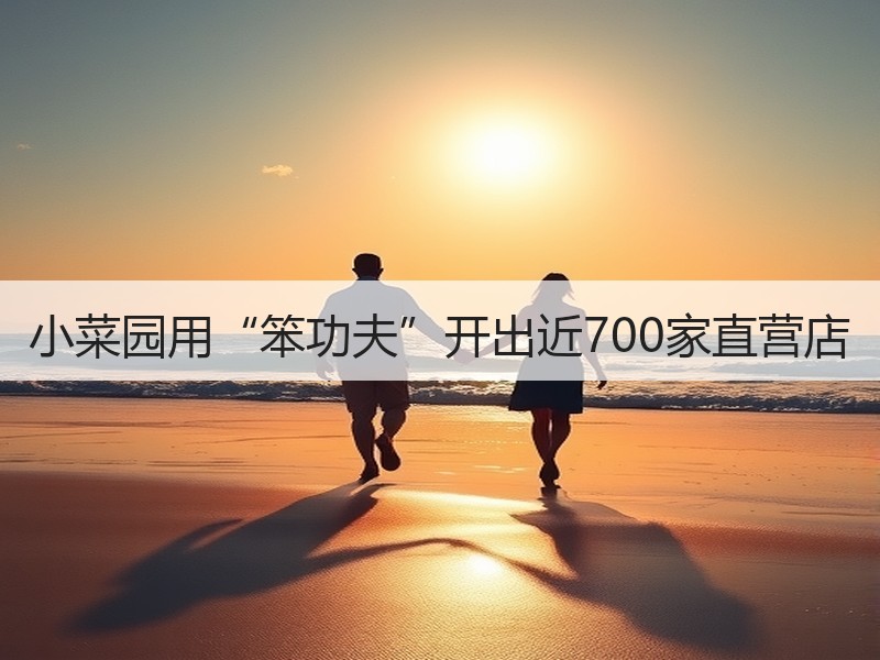 小菜园用“笨功夫”开出近700家直营店